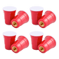 Redcupliving Red Tire Valve Stem Caps (Set of 2)