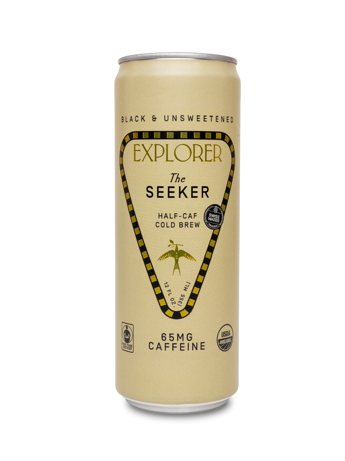 RTD Cold Brew Cans | Choose Your Caffeine Level | Unsweetened 12-Pack