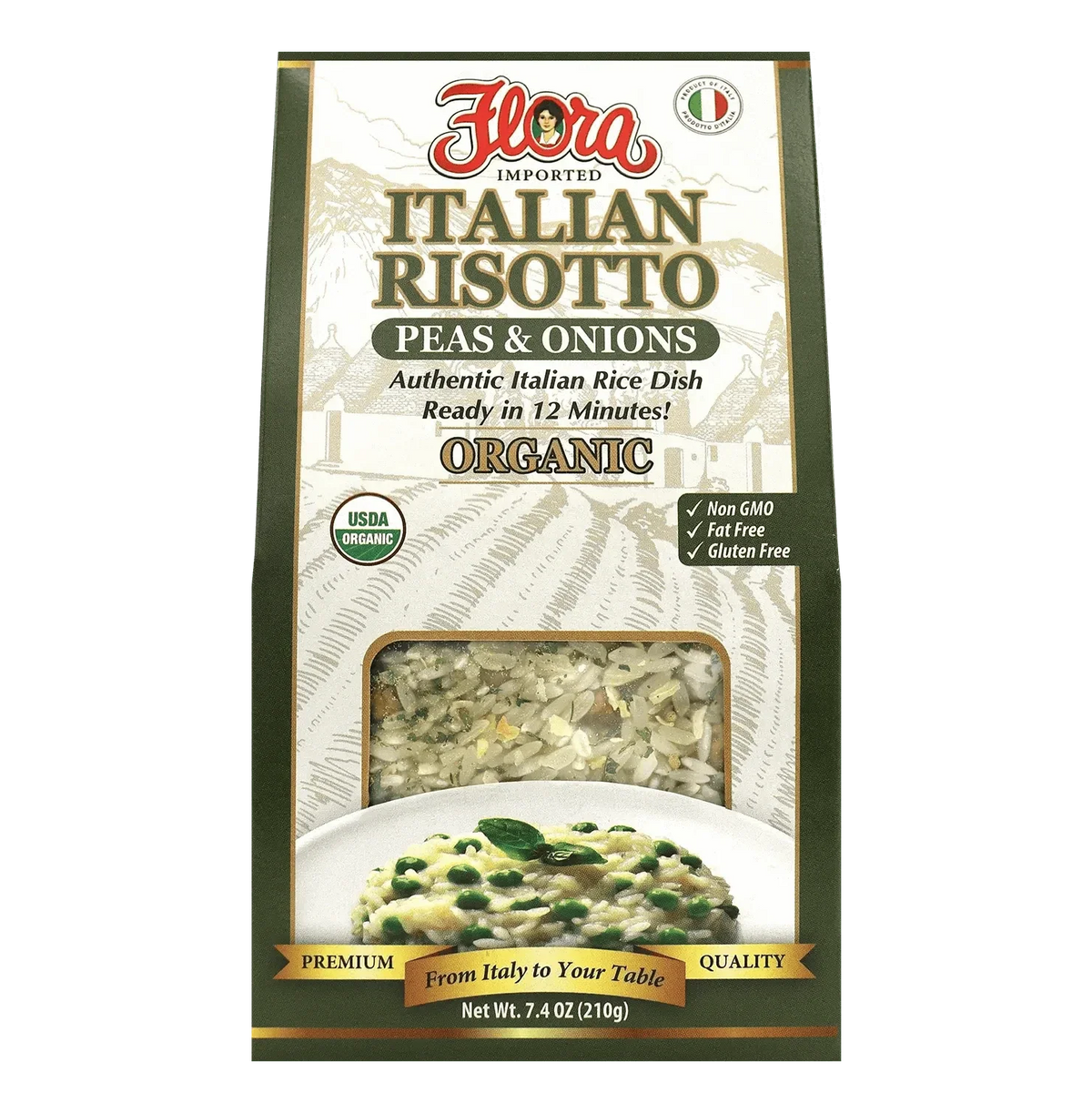Italian Risotto - Peas & Onions Organic - 7.4 oz