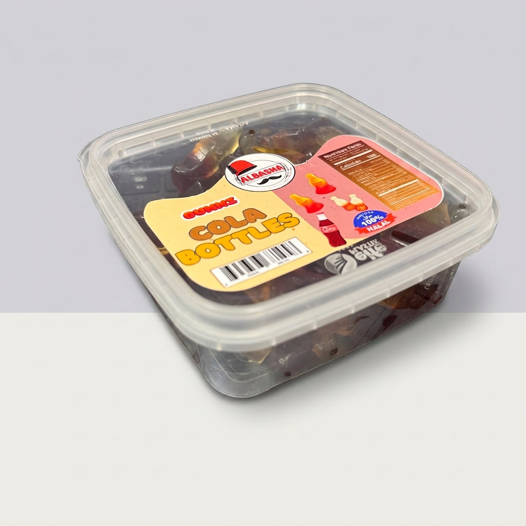 AlBasha Gummies Cola Bottles - 100% Halal Gummy Candy
