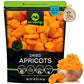Sun Dried Turkish Apricots, No Sugar Added (48Oz - 3 Lb, Bulk) Packed Fresh In Resealable Bag - Sweet Fruit Snack Treat - Health