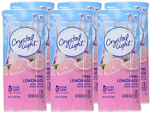 Crystal Light Drink Mix, Pink Lemonade,2.9 Ounce (Pack Of 6)