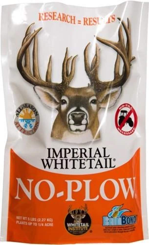 Whitetail Institute No Plow Seed, White, 5 Lb, Model: Np5