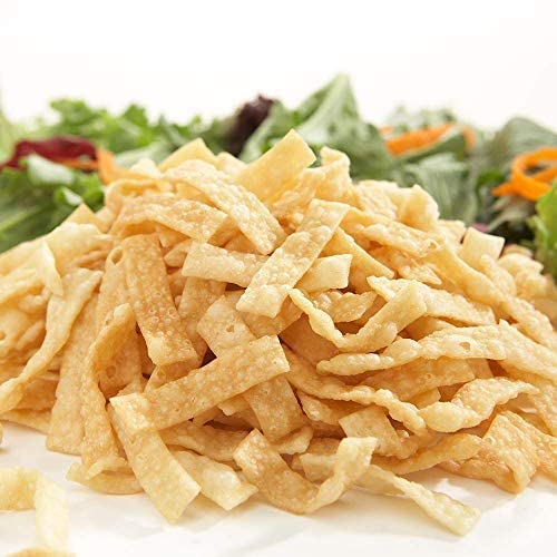 Fresh Gourmet Authentic Wonton Strips Crunchy Snack And Salad Topper, 16 Ounce. (Pack Of 6)