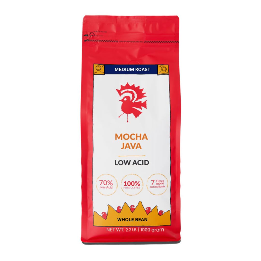 Puroast Coffee Low Acid Whole Bean Coffee, Medium Roast, 2.2 LB, Specialty Flavored Coffee