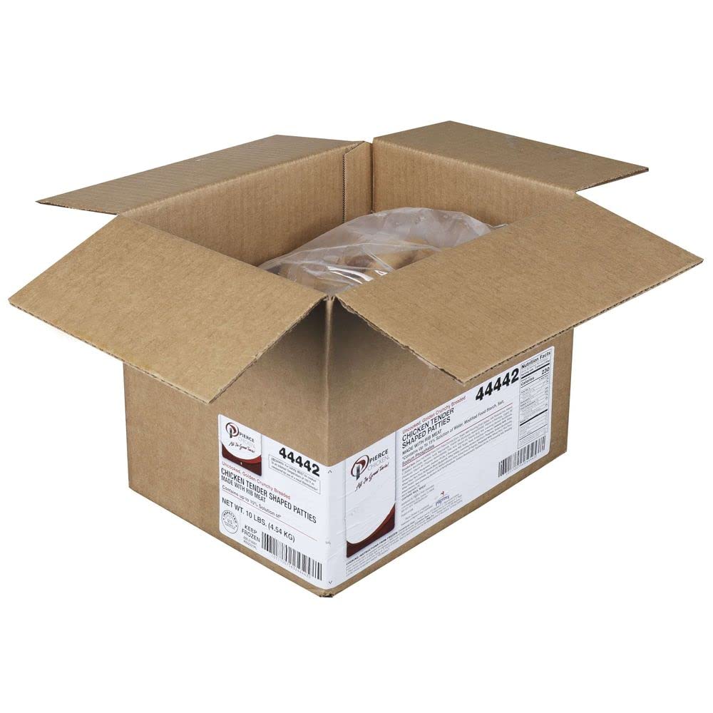 Pierce Golden Crunchy Breaded Tender, 5 Pound - 2 per case