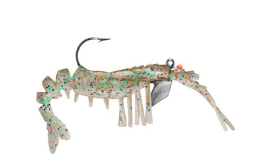 Egret Baits 3.25 Vudu Shrimp, 1/4oz - Creole Magic (2-Pack) E-VS35-14-47