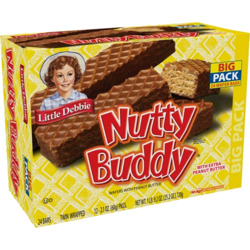Little Debbie Nutty Bars Big Pack, 4 Boxes