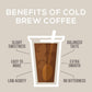 Cold Brew Organic Breakfast Blend Coffee, Coarse Ground, Medium Roast, 2 Lb, For Cold Brewing & French Press