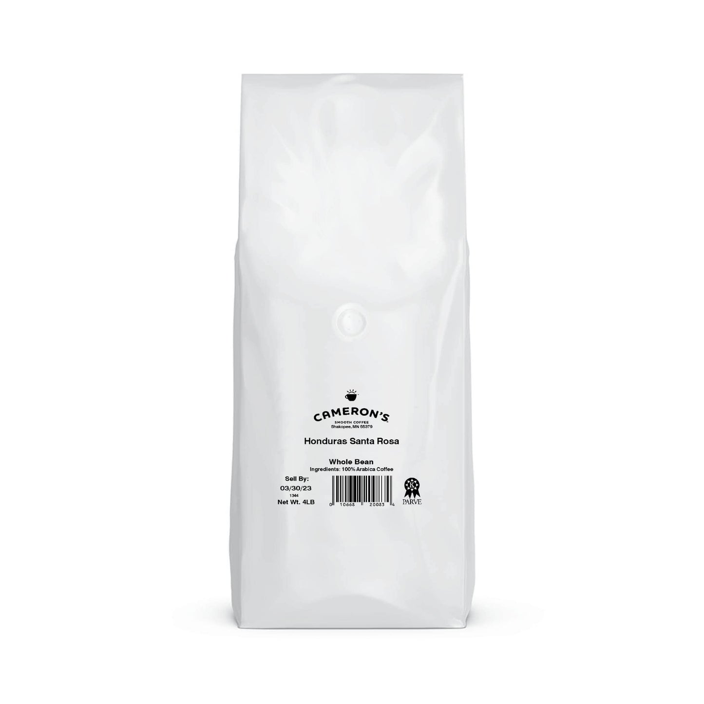 Camerons Coffee Roasted Whole Bean Coffee, Honduras Santa Rosa, 4 Pound