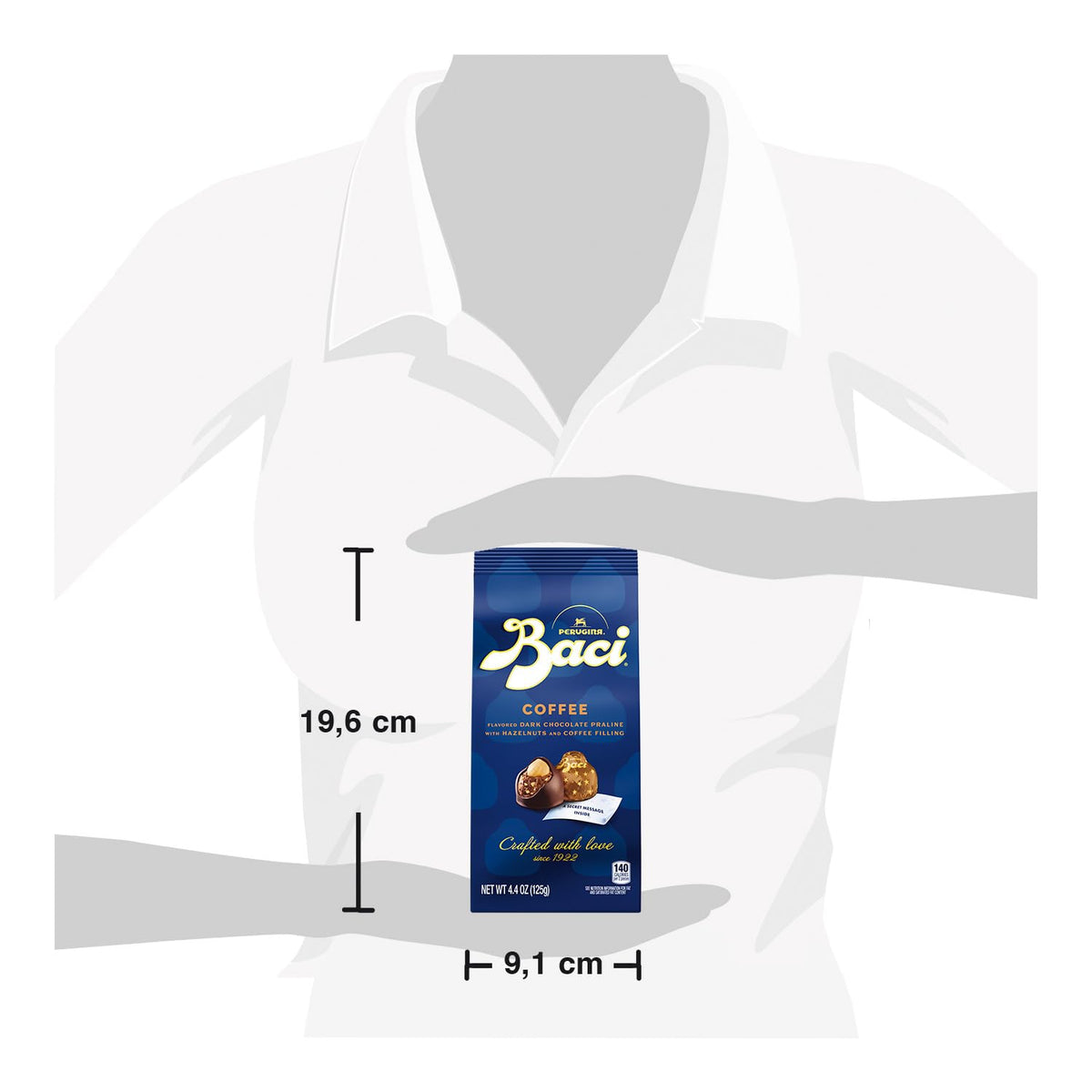 Perugina Coffee Chocolate Chocolate Pack of 4 (4.4 Ounce) Bag