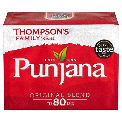 Thompsons Punjana Tea Bags 80 Per Pack - Pack Of 2