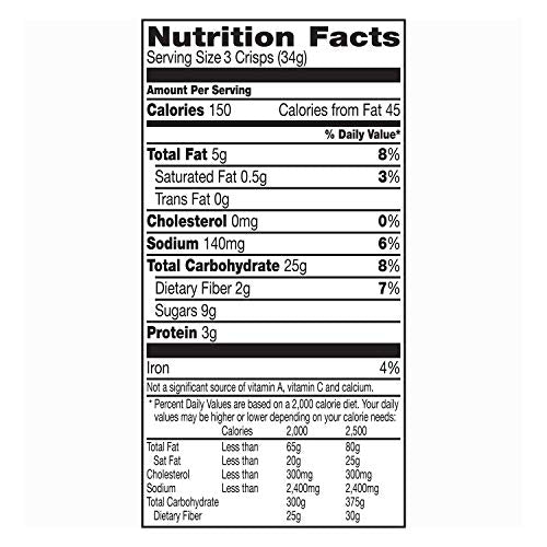 Nature Valley Crisps, Cinnamon, 1.2 Oz (Pack of 120)