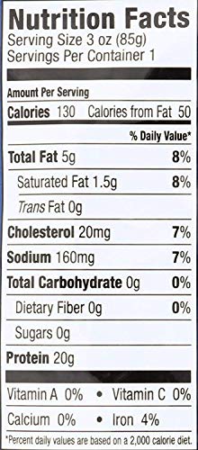 Wild t Wild Albacore Tuna  No Salt Added  Sustainably Wild-Caught  Kosher  Gluten Free  Keto and Paleo  3rd Party Mercury Tested  3 Ounce Pouch (Pack of 1)