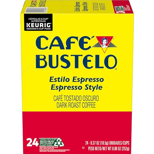Caf   Bustelo Espresso Style Dark Roast Coffee, 96 Keurig K-Cup Pods