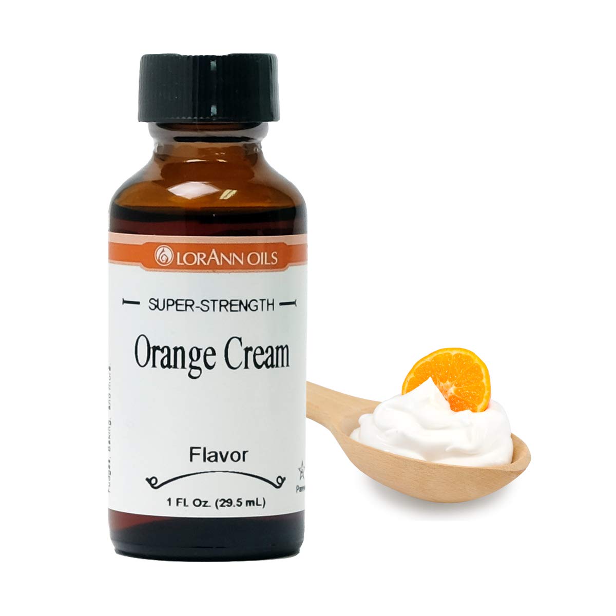 Lorann Orange Cream Ss Flavor Flavor, 1 Ounce Bottle