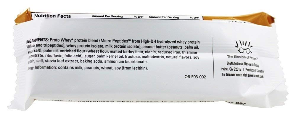 Power Crunch - Protein Energy Wafer Bar Peanut Butter Creme - 1.4 Oz.