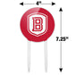 GRAPHICS & MORE Acrylic Cake Topper - Bradley University Logo, Multi, One Size