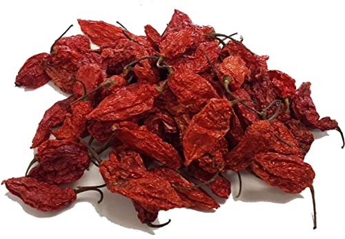 Pure Pik Bhut Jolokia Chilli Whole 50 Grams | Ghost Pepper | Naga Chilli | King Chilli |Raja Mirchi | Oven Dried | Organically G