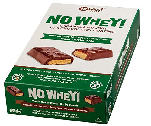 Vegan, Gluten Free, Nut Free | Chocolate Candy Nougat and Caramel Bars (12 Pack) | Dairy Free, Soy Free, Sesame Free | Allergy F