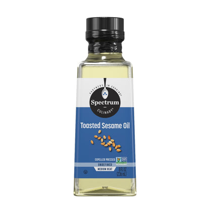 Spectrum Naturals Toasted Sesame Oil, 8 oz