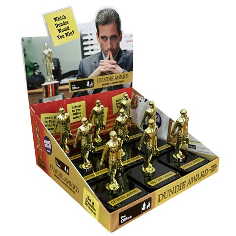 Boston America The Office Dundie Awards Cherry Flavored Candy, 0.8 Ounce Tin - 9 Count Display Box