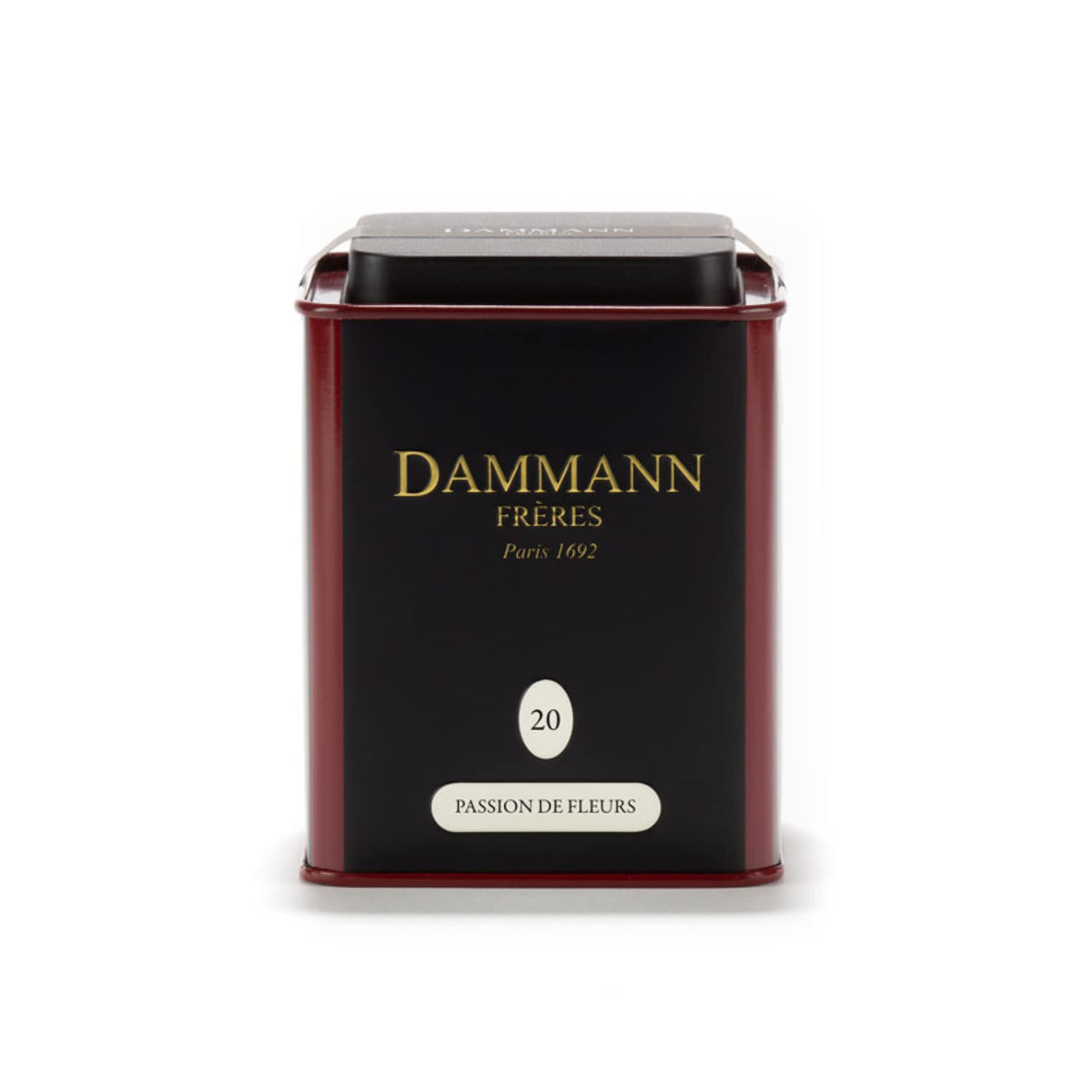 White Tea - Passion De Fleurs, Rose-Flavoured White Tea, 60G / 2.11Oz Loose Leaf Tea In Tin, Dammann Frres