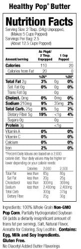Jolly Time Healthy Pop Microwave Popcorn, 3 Ct, 2 Pk