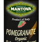Mantova Organic Pomegranate Balsamic Vinegar, 8.5 Fl Oz, Ideal for Salad Dressing, Pasta, Ice Cream, and Cocktails