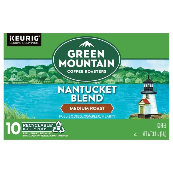 Green Mountain Coffee  Coffee Nantucket Blend  K-Cup Pods  10 Count