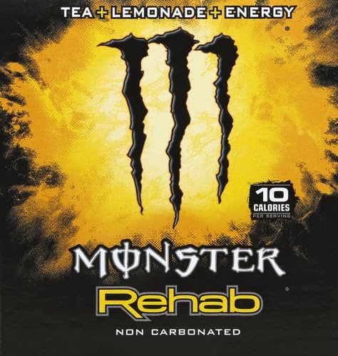 Monster Rehab, Tea + Lemonade, 15.5 fl oz, 4 Pack