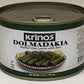 Krinos Dolmas Stuffed Grape Leaves with Rice, Mediterranean Herbs, 14oz - Vegan, Ready to Eat, Traditional Turkish Recipe