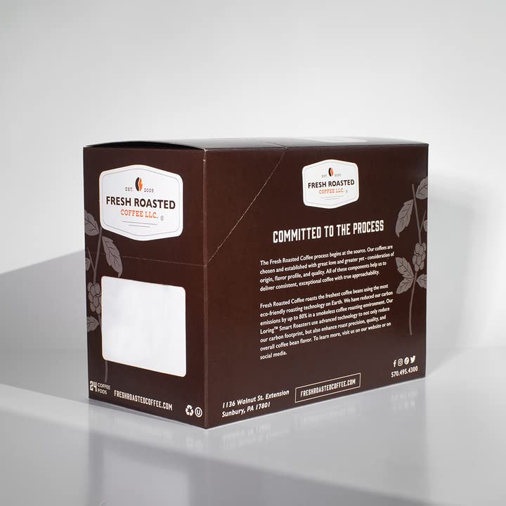 Fresh Roasted Coffee, Tanzanian Peaberry, Light Roast, Kosher, K-Cup Compatible, 72 Pods