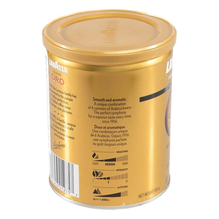 Lavazza Oro Espresso Tin 12 Count, 8.8 Oz