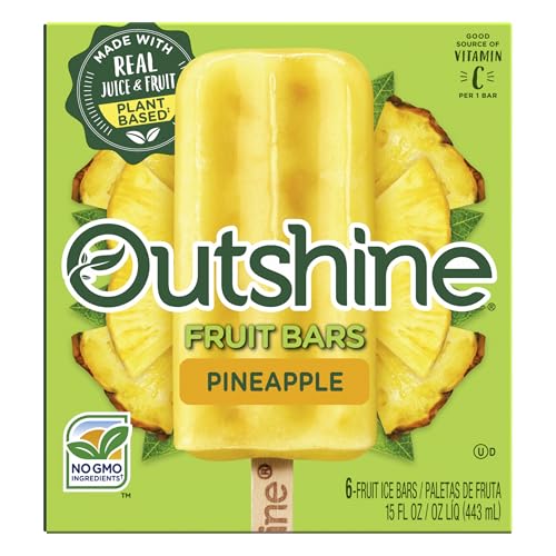 Outshine Fruit Bars, Pineapple, 6 Ct