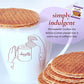 Gluten Free Organic Stroopwafels By Swoffle - French Vanilla | (16) 1.16Oz Wafers | Non-Gmo, Wheat Free, Kosher, Soy Free, Nut F