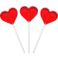 Fruidles Lollipops Mini Heart Shaped Flavored Delicious Lollipop, Individually Wrapped, 5G Lollipop (1200 Lollipops, Strawberry)