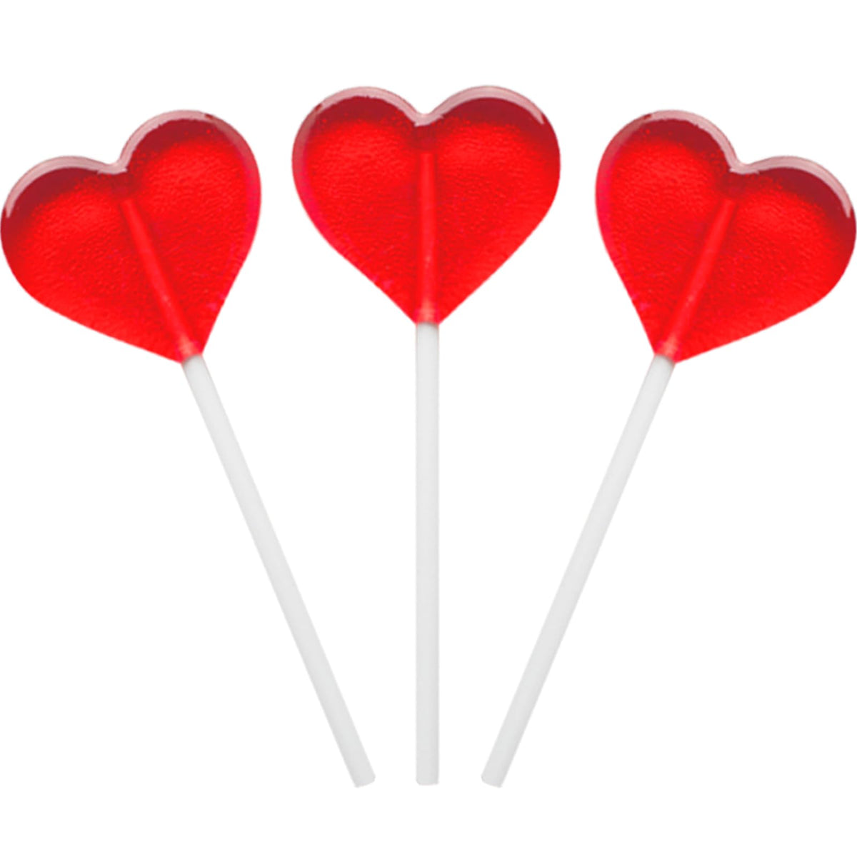 Fruidles Lollipops Mini Heart Shaped Flavored Delicious Lollipop, Individually Wrapped, 5G Lollipop (1200 Lollipops, Strawberry)