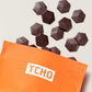 TCHO Dark & Bitter 100% Unsweetened Dark Chocolate Baking Couvertures (6.6lb Bag) | Organic & Fair Trade Certified | Non GMO, No