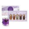 Kkokdam Lovely Blending Tea Gift Set - Top-Grade 5-Flavor Tea Sampler (3 Herbal & 2 Black Tea Blends) - Loose Leaf Tea Variety Pack In Glass Jars - Unique Korean Gift Box For Women  Mom & Tea Lovers