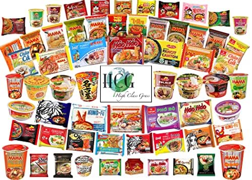 Ramen Noodles From Around The World International Snack Box Variety Snack Pack Of 15 Instant Noodles - Japanese, Filipino, Thai,