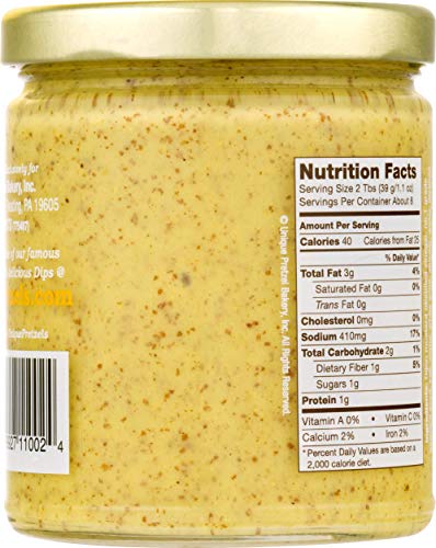 Unique Snacks Pretzel Dip with Sharp German Mustard, 9 Ounce, Camouflage Color