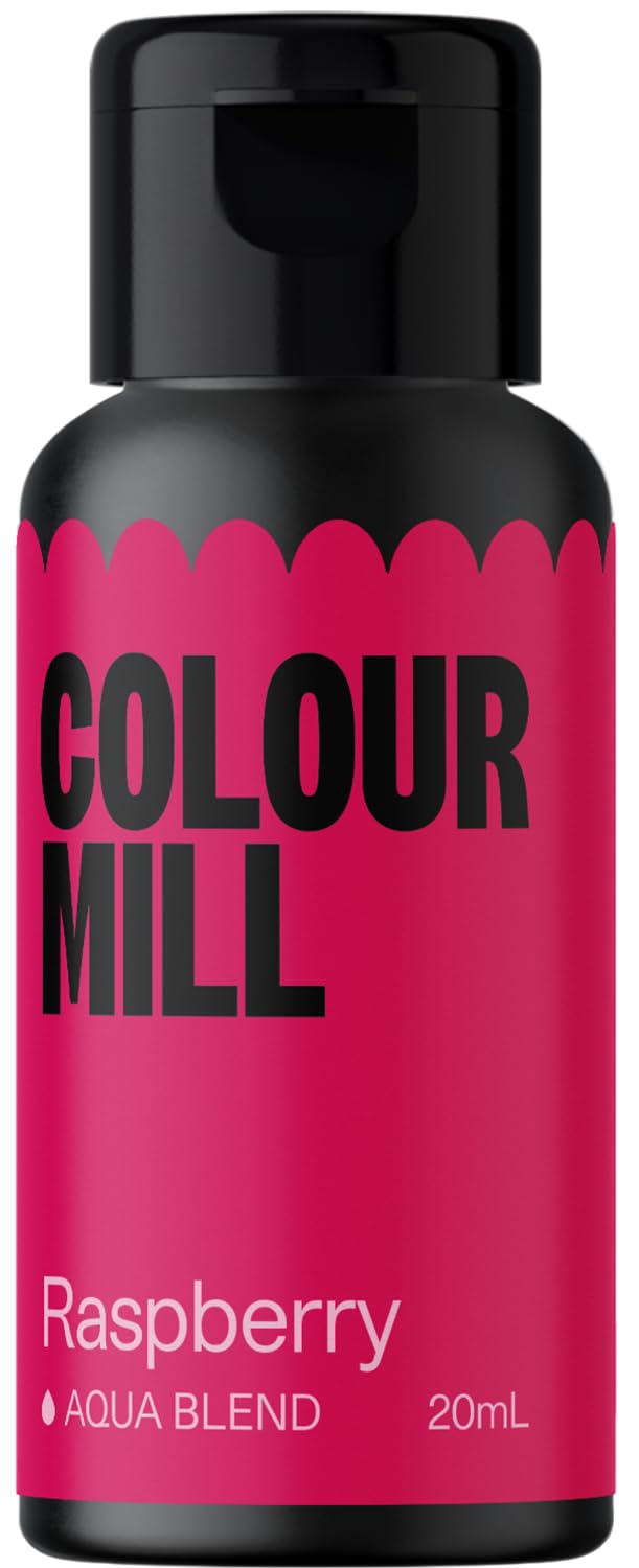 Colour Mill Aqua Blend Water-Based Food Coloring, 20ml, Raspberry, Model CMA20RSP