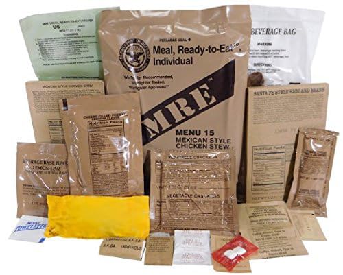 USGI Genuine Military MRE Meal - Cheese Tortellini - 1 Count (Pack of 1) - Inspection Date September 2017 or Newer