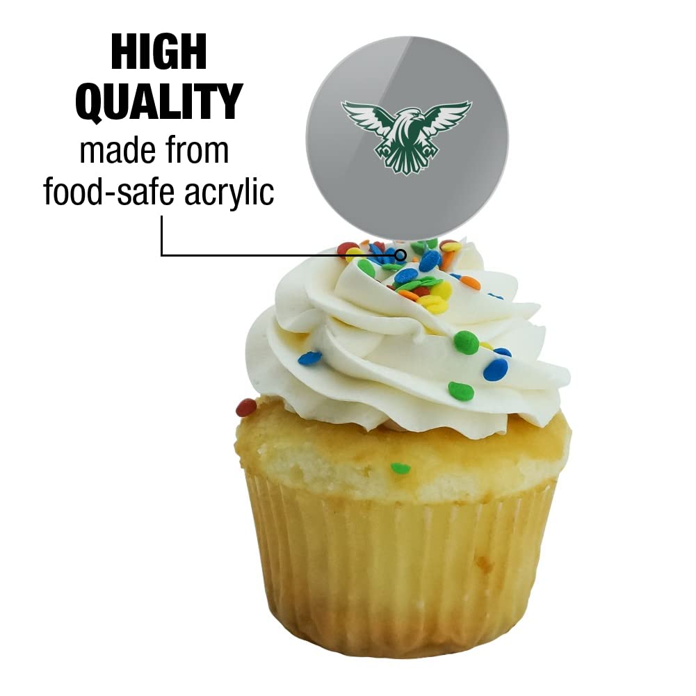 Northeastern State Secondary Logo Cupcake Picks Toppers Decoration Set Of 6