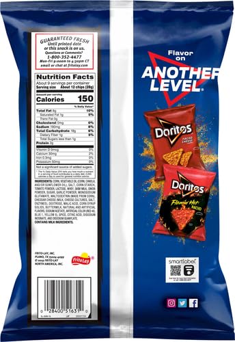 Doritos Tortilla Chips Cool Ranch Bag, 9.25 Oz