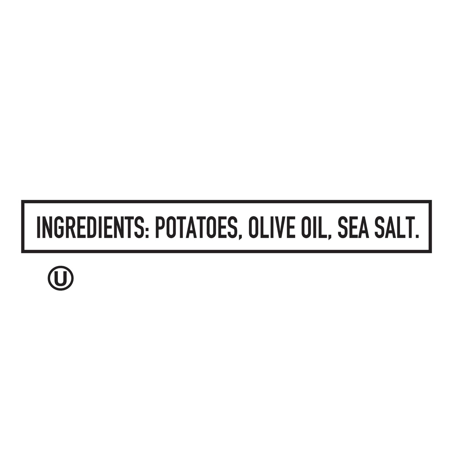Boulder Canyon Kettle Chips, Classic Sea Salt, 6.5 oz, Plastic, Pack of 1