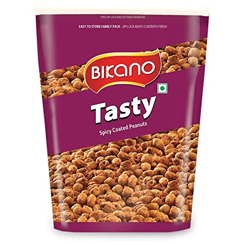 Bikano Tasty Spicy Coated Peanuts, 1Kg