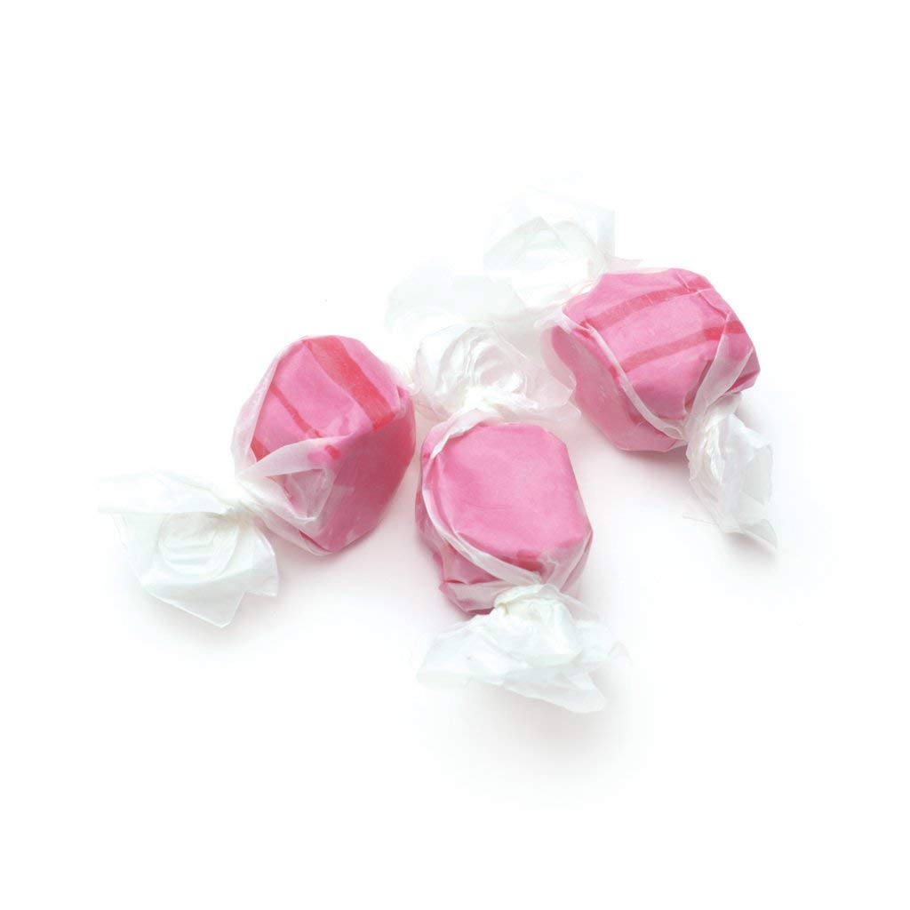 Sweet Candy Company Salt Water Taffy Individually Wrapped- Salt Water Taffy Candy Bulk, Old Fashioned Cinnamon Flavor, Soft & Chewy, Single Flavor Assortment, Gluten Free - 3 lb Bag, Cinnamon Flavored