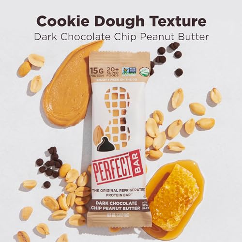 Perfect Bar Gluten-Free Dark Chocolate Chip Peanut Butter Protein Bar, 4 count, 2.3 oz